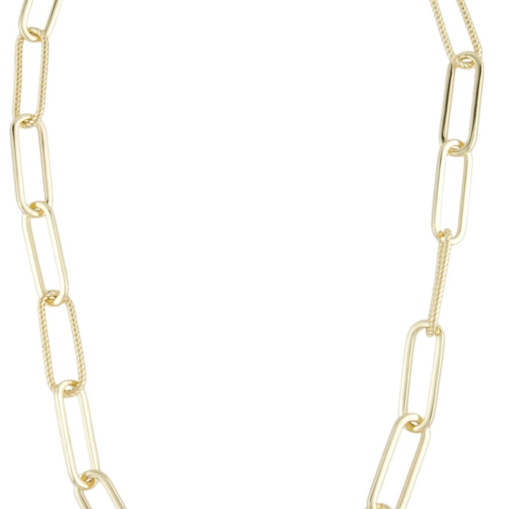 Melinda Maria Mr. Big Gold Link Necklace